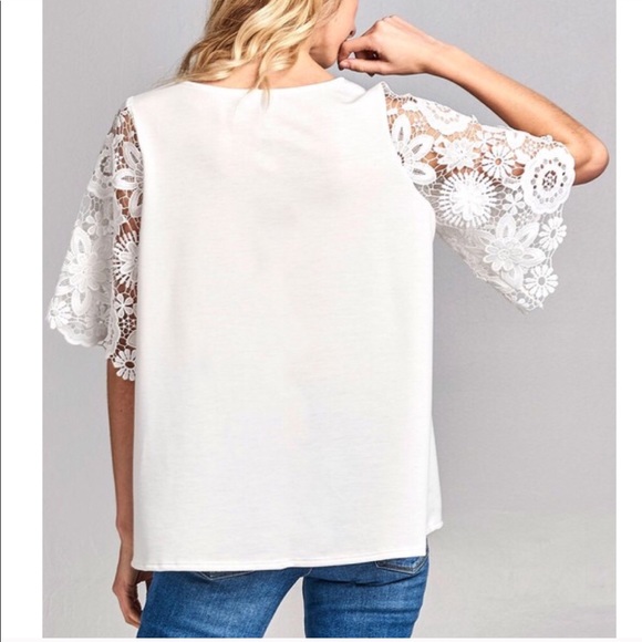 Crochet Sleeve Top - Picture 4 of 4